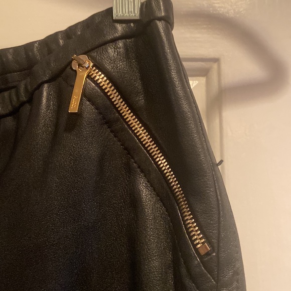 Emilio Pucci black leather pants - Picture 5 of 6